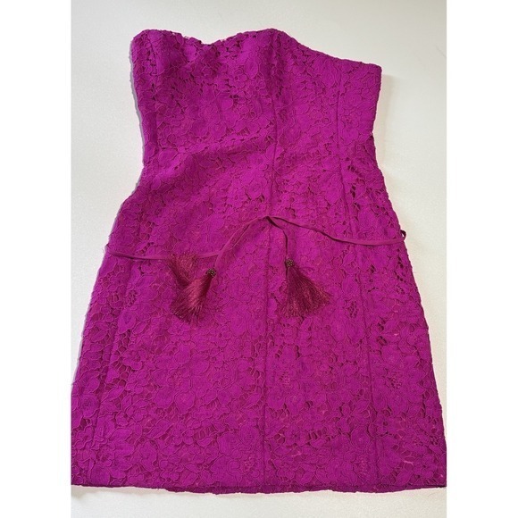 Lilly Pulitzer Dresses & Skirts - Lilly Pulitzer Floral Lace Berry Sangri Demi Convertible Dress Size 4